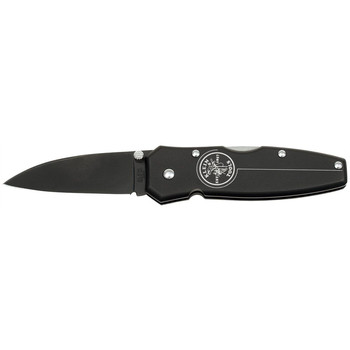 Klein Tools 44000-BLK 2-1/4 in. Lightweight Drop-Point Blade Knife - Black