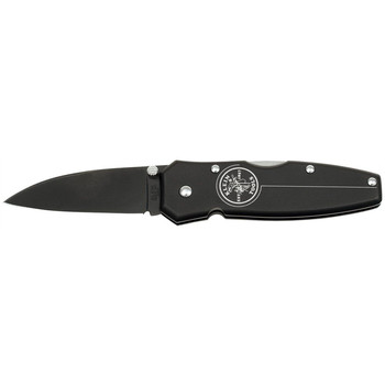 Klein Tools 2-1/4 in. Lightweight Drop-Point Blade Knife - Black