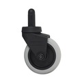 Office Jansan | Rubbermaid Commercial FG7570L20000 3 in. Soft Rubber Wheel Grip Ring Stem Replacement Bayonet-Stem Swivel Casters - Black image number 0