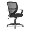  | OIF OIFVS4717 Swivel/Tilt Mesh Mid-Back Supports Up to 250 lbs. 17.91 in. to 21.45 in. Seat Height Task Chair - Black image number 0