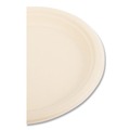 Food Service | Boardwalk BWKPLATE9NPFA 9 in. Diameter Bagasse PFAS-Free Dinnerware Plate - Tan (500/Carton) image number 10