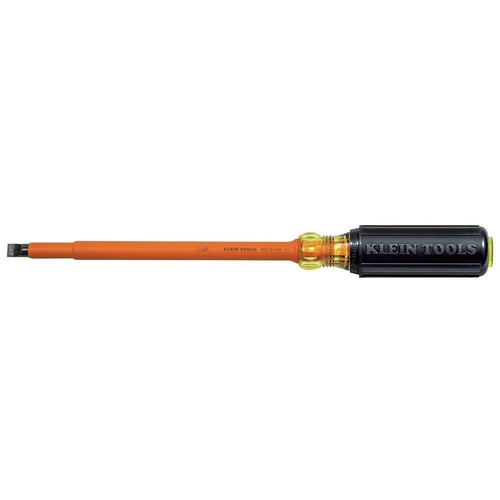 Screwdrivers | Klein Tools 602-8-INS 3/8 in. Cabinet Tip 8 in. Shank Insulated Screwdriver image number 0