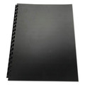 Bulk Savings Pricing 2 | GBC 25818 11 in. x 8.5 in. Unpunched 100 Percent Recycled Poly Binding Cover - Black (25/Pack) image number 0