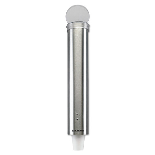 Beverage Serveware | San Jamar C4150SS Small Pull-Type Water Cup Dispenser, Stainless Steel image number 0
