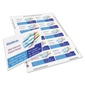 Office Jansan | Avery 08870 Clean Edge 2 in. x 3.5 in. True Print Business Cards - White (1000/Box) image number 1