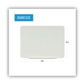 | MasterVision GL080101 Lago 48 in. x 36 in. Magnetic Glass Dry Erase Board  - Opaque White image number 5