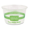 Cups and Lids | World Centric CP-CS-4S 4 oz PLA Plastic Cold Cups - Clear (1000/Carton) image number 0