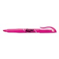 Highlighters | Sharpie 27009 Chisel Tip Pocket Style Highlighters - Fluorescent Pink Ink, Pink Barrel (1-Dozen) image number 5