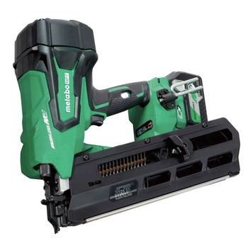FRAMING NAILERS | Metabo HPT NR3690DRM MultiVolt 36V Brushless Lithium-Ion 21 Degree Cordless Framing Nailer Kit (2.5 Ah)