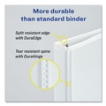 Mothers Day Sale! Save an Extra 10% off your order | Avery 17002 11 in. x 8.5 in. 0.5 in. Capacity 3-Rings Durable View Binder with DuraHinge and Slant Rings - White image number 6