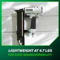 Pneumatic Crown Staplers | Metabo HPT N5021AM 16-Gauge 15/16 in. Wide Crown Stapler image number 7