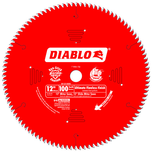 Blades | Diablo D12100X 12 in. 100 Tooth Ultimate Flawless Finish Saw Blade image number 0