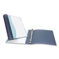 Office Jansan | Avery 17676 11 in. x 8.5 in. 3 Rings 1 in. Capacity Flexible View Binder with Round Rings - Gray image number 1