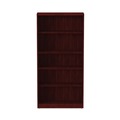 Office Jansan | Alera ALEVA636632MY 31.75 in. x 14 in. x 64.75 in. Valencia Series 5-Shelf Bookcase - Mahogany image number 1