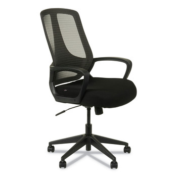 Alera ALEMB4718 MB Series 275 lbs. Capacity Mesh Mid-Back Office Chair - Black