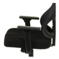 | Alera ALEELT4214F Elusion II Series Mid-Back Swivel/Tilt Mesh Chair with Adjustable Arms - Black image number 4