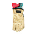 Work Gloves | Makita T-04189 Genuine Cow Leather Driver Gloves - Medium image number 1