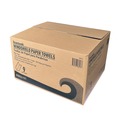 Paper Towels and Napkins | Boardwalk BWK6191 9.125 in. x 10.25 in. Windshield Paper Towels - Unscented, Blue (9 Packs/Carton, 250 Sheets/Pack) image number 2