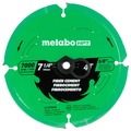 Circular Saw Blades | Metabo HPT 115761M 7-1/4 in. 4-Tooth Industrial PTFE Circular Saw Fiber Cement Blade image number 1