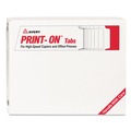 Office Jansan | Avery 20416 11 in. x 8.5 in. 5-Tab 3-Hole Punched Customizable Print-On Dividers - White (30/Box) image number 0