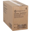 Food Service | Pactiv Corp. PAC YCNC600700DZ Earthchoice 7.78 in. x 4.5 in. x 4.5 in. Roaster Combo - Black/Clear (110/Carton) image number 4