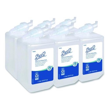 Scott 1000 ml Pro Foam Hair and Body Wash Refill - Floral (6/Carton)
