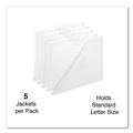 Office & Office Supplies | Universal UNV50760 Letter Size Project Poly Jackets - Clear (5/Pack) image number 3
