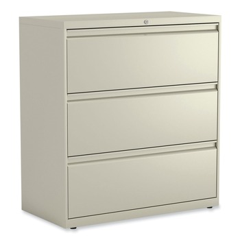 Alera 25488 36 in. x 18.63 in. x 40.25 in. 3 Legal/Letter/A4/A5 Size Lateral File Drawers - Putty