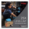 Cleaning & Janitorial Supplies | WypAll 33560 12.5 in. x 12 in. 1/4 Fold Grease and Ink Cloths Power Clean Oil - Blue (66/Box, 8 Boxes/Carton) image number 6