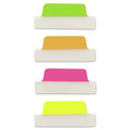  | Avery 74767 Ultra Tabs 2.5 in. x 1 in. 1/5-Cut Repositionable Margin Tabs - Assorted Neon (24/Pack) image number 1