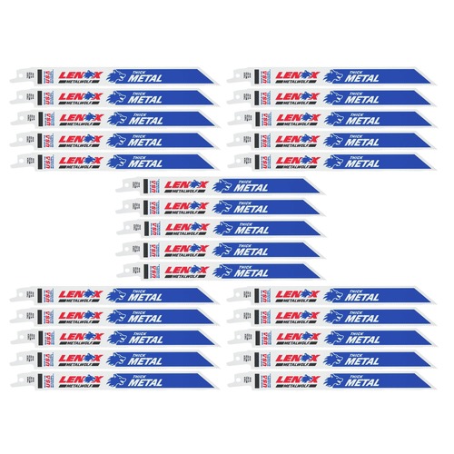 Reciprocating Saw Blades | Lenox 1855567 (25/Pack) 8 in. x 3/4 in. x 0.035 in. 14 TPI Reciprocating Saw Blade image number 0