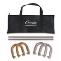Toys | Champion Sports IHS100 (4) Horseshoes / (2) 24 in. Stakes / Nylon Carry Bag Steel Horseshoe Set (1-Set) image number 0