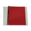 File Folders | C-Line 33934 3-Hole Punch 11 in. x 8.5 in. 2-Pocket Heavyweight Poly Portfolio Folder - Red (25/Box) image number 3