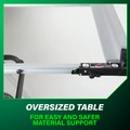 Table Saws | Metabo HPT C10RJSM 15 Amp 10 in. Corded Table Saw with Fold and Roll Stand image number 8