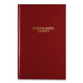 Notebooks & Pads | AT-A-GLANCE SD37613 12 in. x 7.75 in. Standard 2026 Edition Wide/Legal Rule Daily Diary - Red Cover image number 0