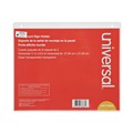 Office Jansan | Universal UNV76883 11 in. x 8.5 in. Horizontal Wall Mount Sign Holders - Clear (2/Pack) image number 0