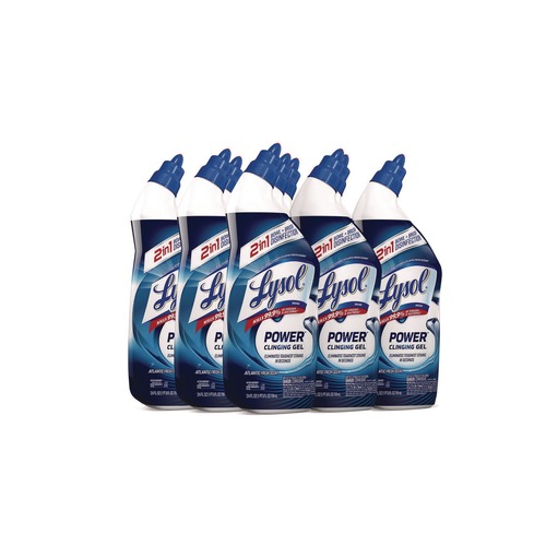 Cleaning & Janitorial Supplies | LYSOL Brand 19200-98012 24 oz Disinfectant Toilet Bowl Cleaner - Atlantic Fresh (9/Carton) image number 0