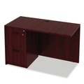  | Alera ALEVA542822MY 15.63 in. x 20.5 in. x 28.5 in. Valencia Series 2-Drawer Full File Pedestal - Mahogany image number 7