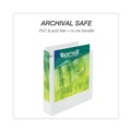 Office Jansan | Samsill 18967 11 in. x 8.5 in. 3 Rings 2 in. Capacity Earth's Choice Plant-Based Round Ring View Binder - White image number 4