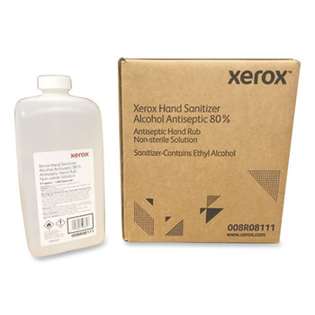 Xerox 008R08111 0.5 Gallon Liquid Hand Sanitizer - Clear, Unscented (4/Carton)