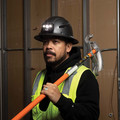 Hard Hats | Klein Tools 60347 Class C Vented Full Brim Hard Hat with Rechargeable Lamp - KARBN Pattern image number 12