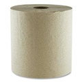Permanent Markers | Boardwalk TKBWK6507 Hard Wound Towel, 1-Ply, 8-in x 700 ft, Brown, 6 Rolls/Carton image number 0