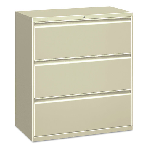  | Alera ALELF3041PY Three-Drawer Lateral File Cabinet - Putty image number 0