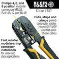 Crimpers | Klein Tools VDV226-817 Modular Installation Kit image number 1