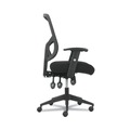  | Basyx HVST121 16 in. - 19 in. Seat Height 1-Twenty-One High-Back Task Chair Supports Up to 250 lbs. - Black image number 2