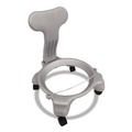 Office Chairs | Champion Sports KDCH 12.5 in. Seat Height Kid's Ball Chair Supports Up to 264 lbs. - Blue Seat, Silver Base image number 7