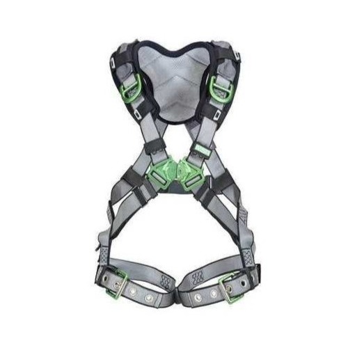Safety Harnesses | MSA 10194864 V-FIT Back Chest and Hip D-Rings with Quick-Connect Leg Straps and Shoulder Padding Harness - Standard image number 0