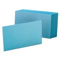 Bulk Savings Pricing 2 | Oxford 7420 BLU 4 in. x 6 in. Unruled Index Cards - Blue (100/Pack) image number 0