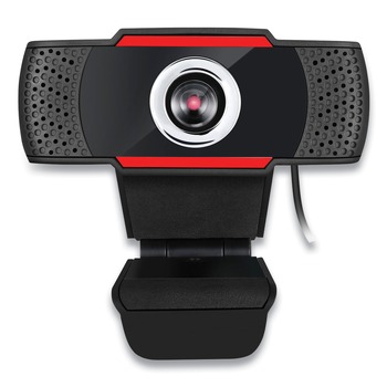 Adesso CyberTrack H3 1.3 Mpixels 1280 pixels x 720 pixels 720P HD USB Webcam with Microphone - Black