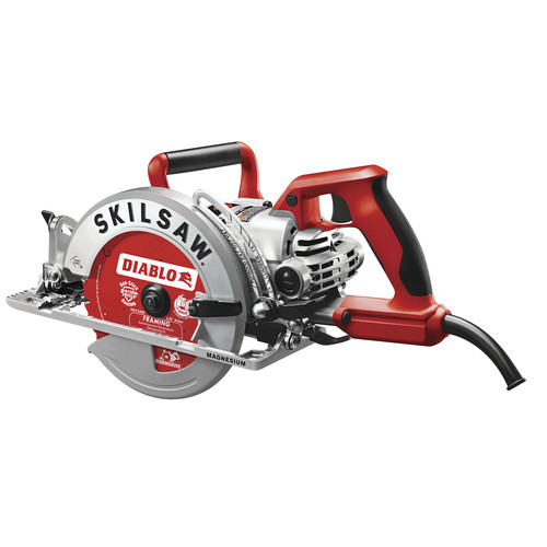 SKILSAW Lightweight Magnesium Worm Drive 7 1 4 in. Circular Saw with Diablo Carbide Blade